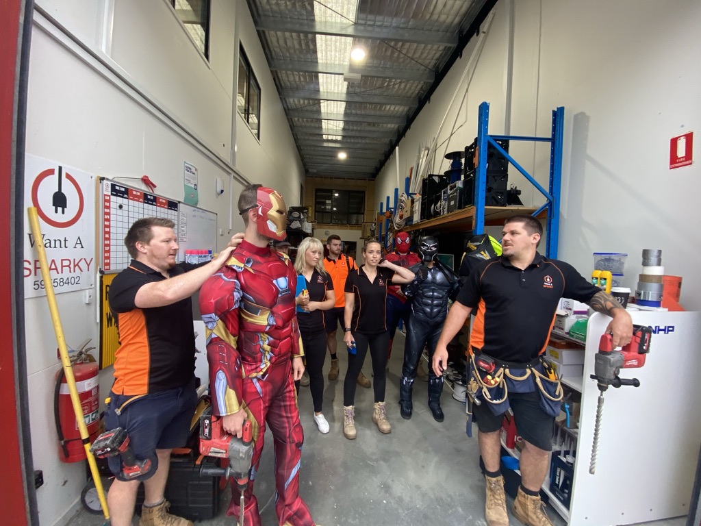 Want A Sparky team inside the workshop